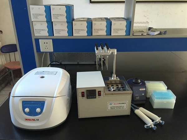 山东禹城市水产局药残快速检测设备配备到位_